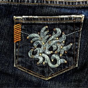 Paige Laurel Canyon Jeans with rhinestones detail RARE!!